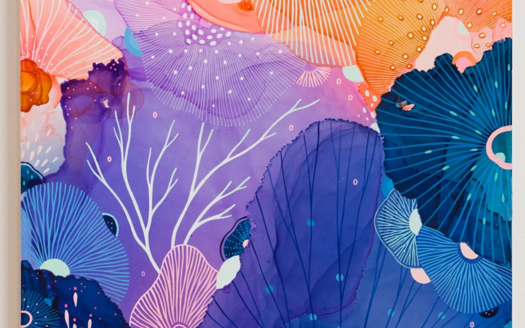 Otherworldly Lifeforms Weightlessly Float Through Yellena James’ Vibrant Ecosystems