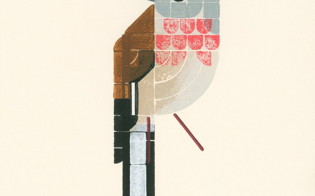 Play Meets Ink in Roy Scholten’s Ongoing LEGO Letterpress Bird Series