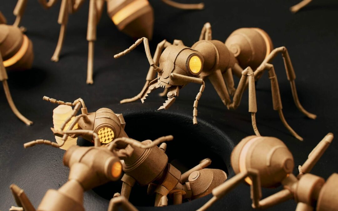 Cardboard Takes a Fantastical Turn in Greg Olijnyk’s Mechanical Insects and Wondrous Dream Factory