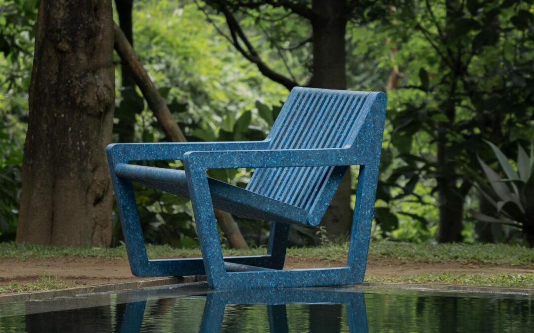 A Nonprofit Is Creating Modern Loungers Entirely from Plastic Pulled from Bali’s Waterways