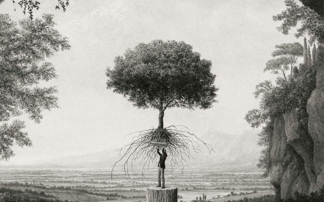 Trees Are the Seeds of Human Creativity in an Uncanny Series by Ethan Murrow