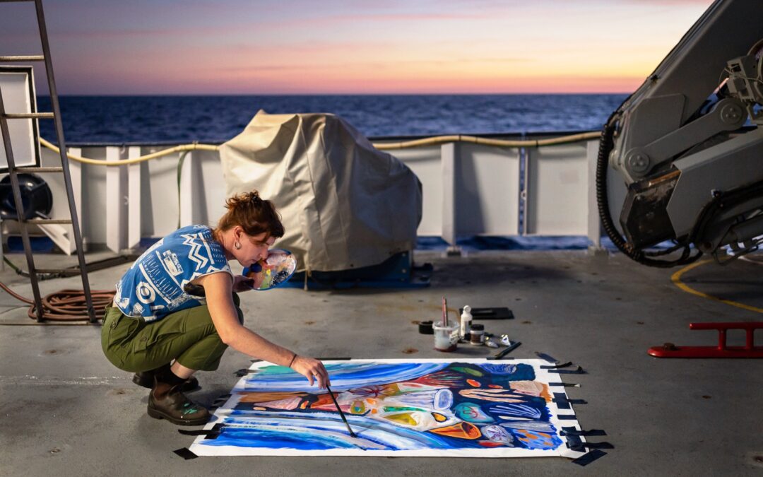 Art and Science Set Sail in Schmidt Ocean Institute’s Artist-at-Sea Program