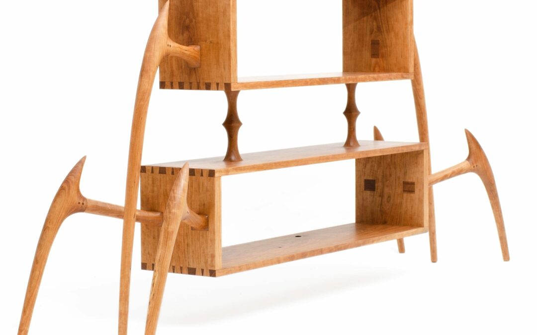 Phillip Keefe’s Leggy Furniture Joins Traditional Woodworking and Crawling Insects