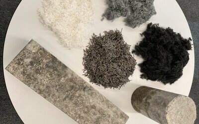 A concrete use for carpet fibres