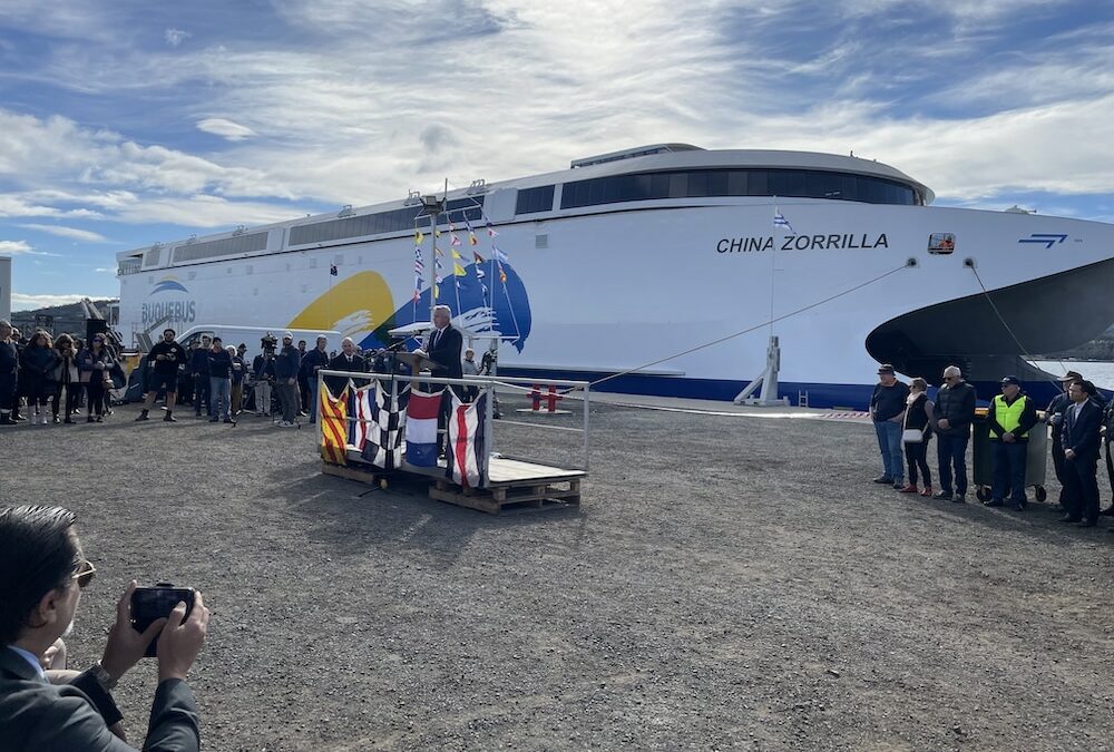 World’s Largest Electric Ship Sets Sail From Tasmania